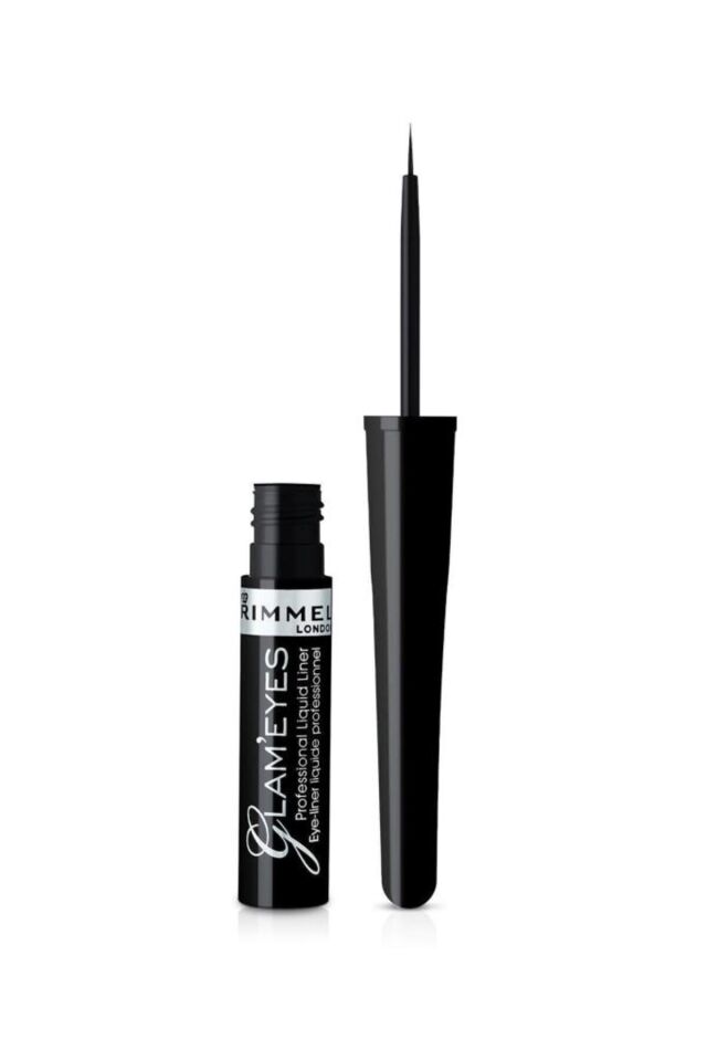 Siyah Eyeliner - Glam'Eyes Professional Liquid Eyeliner Black Glamour 3607344174083